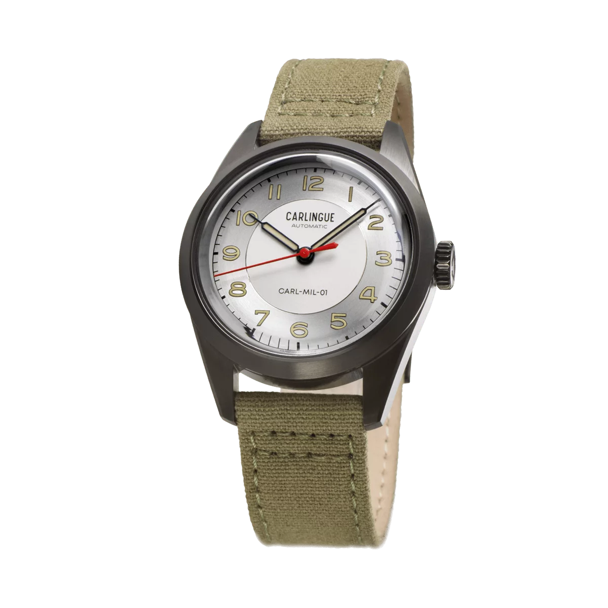 CARLINGUE MILITAIRE Acier grisé
