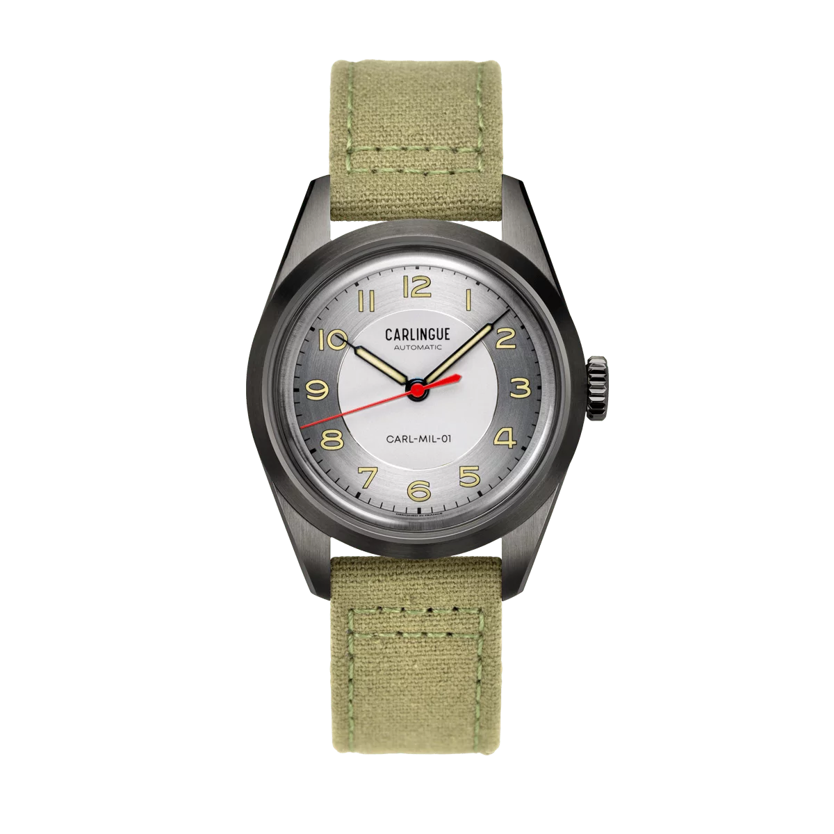 CARLINGUE MILITAIRE Acier grisé