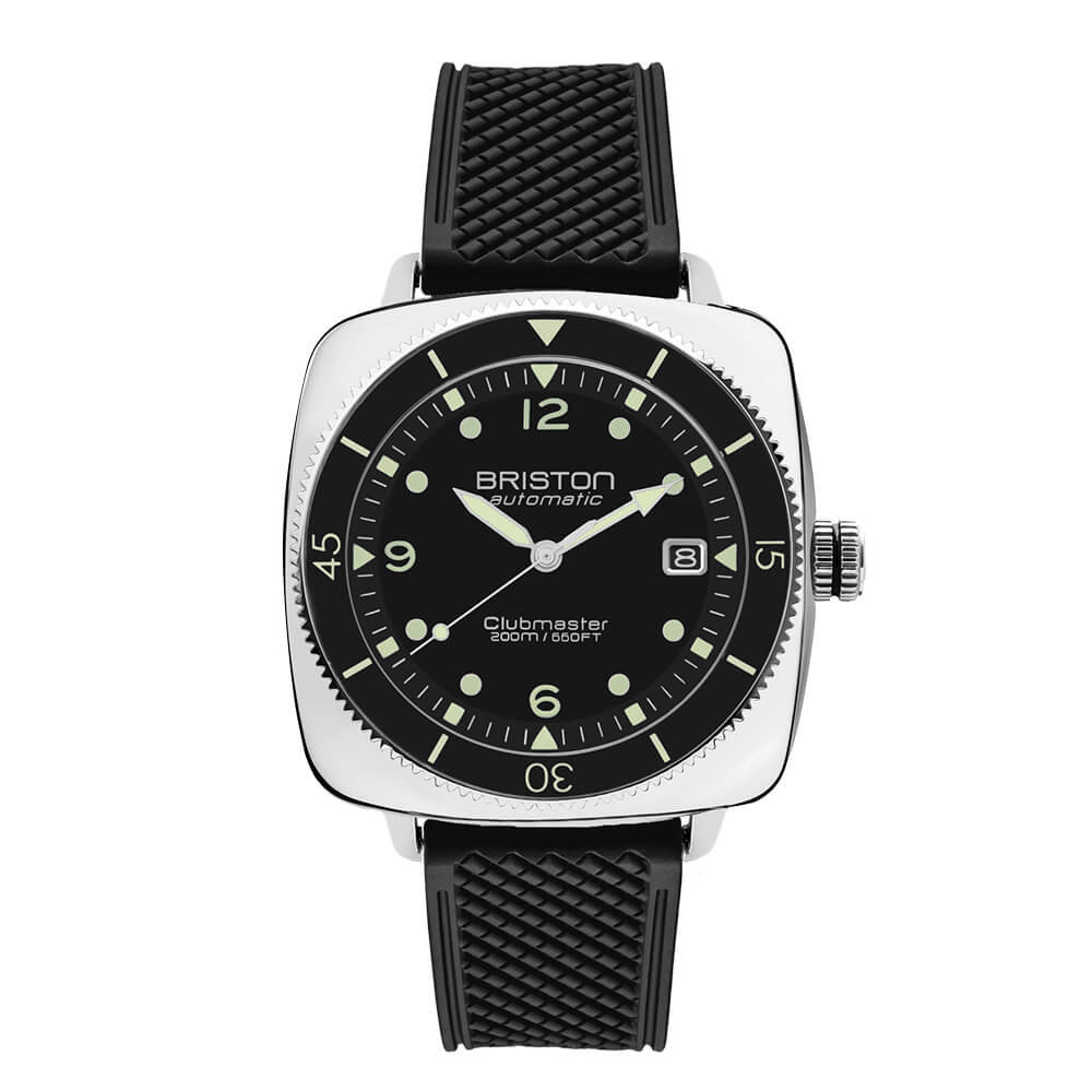 Clubmaster Legend - Diver - Acier - Noir - FKM