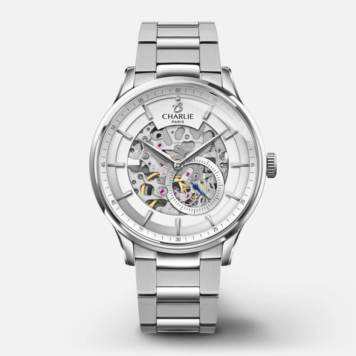 Charlie INITIAL Squelette Blanc