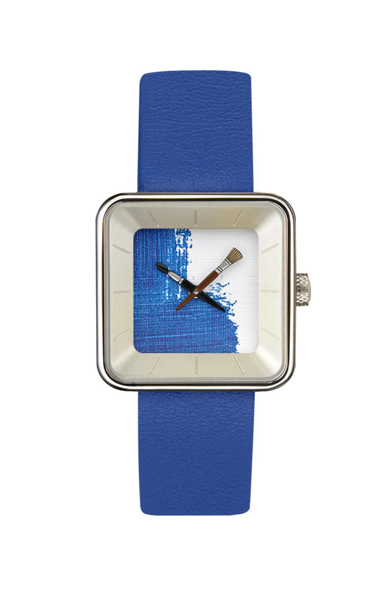 Peinture bleue sQuare 29 - Art-Peinture