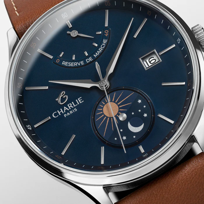CHARLIE Initial Jour/Nuit - Bleu