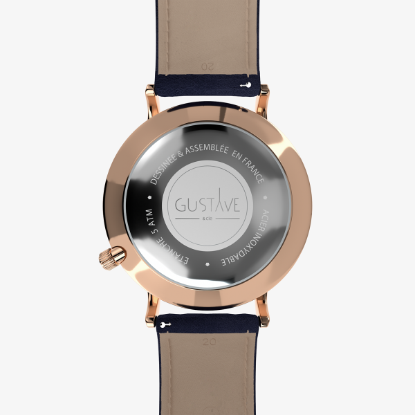 André Or rose & vert - Bracelet Or rose