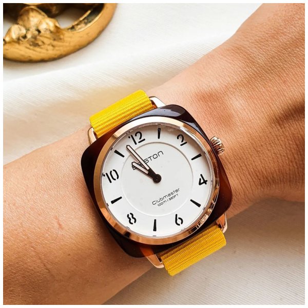 CLUBMASTER CHIC BLANC GOLD