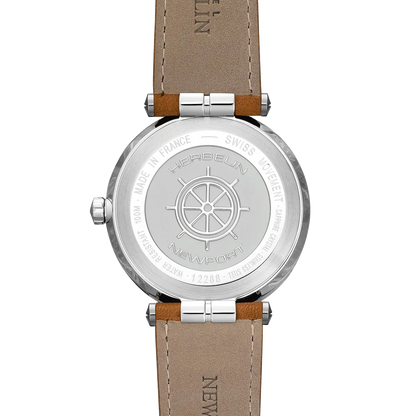 NEWPORT – QUARTZ DATE – ACIER, BLEU & CUIR