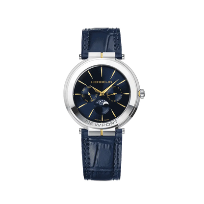 NEWPORT – SLIM PHASE DE LUNE – BICOLORE & CUIR