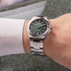 CAP CAMARAT – AUTOMATIQUE DATE – ACIER & VERT