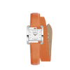 Ve AVENUE – BRACELET DOUBLE – ACIER & ORANGE