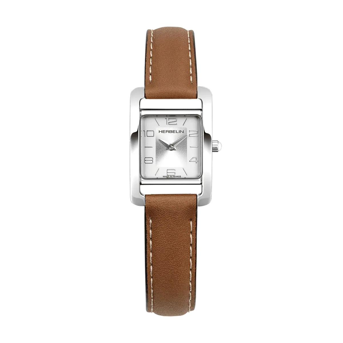 Ve AVENUE – QUARTZ – NACRE & CUIR BRUN