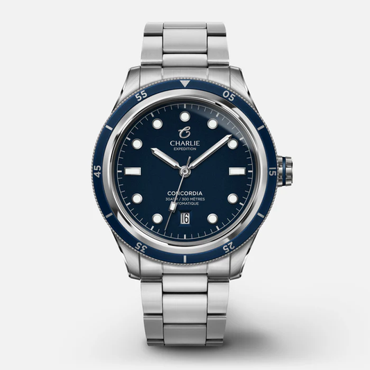 CHARLIE Concordia Automatique Bleu Antarctique
