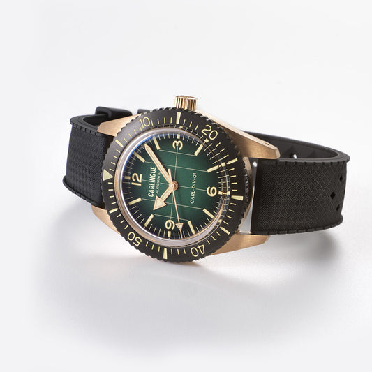 CARLINGUE DIVER BRONZE ET VERT