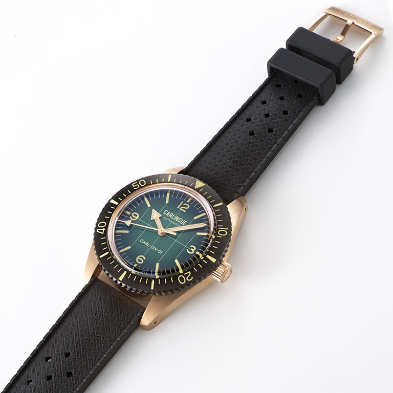 CARLINGUE DIVER BRONZE ET VERT
