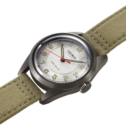CARLINGUE MILITAIRE Acier grisé
