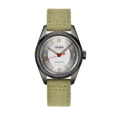 CARLINGUE MILITAIRE Acier grisé