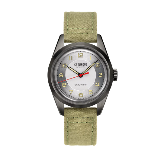 CARLINGUE MILITAIRE Acier grisé