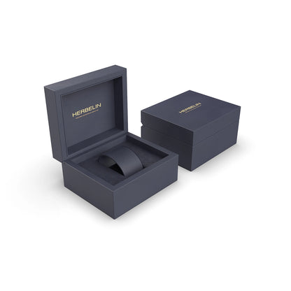 NEWPORT – QUARTZ DATE – ACIER, BLEU & CUIR