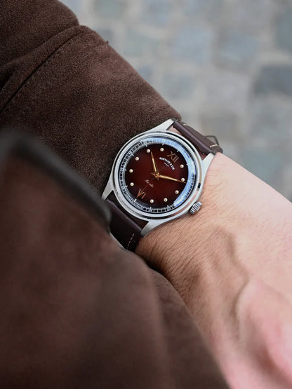GUSTAVE LEON 12H - ARGENT ET MARRON
