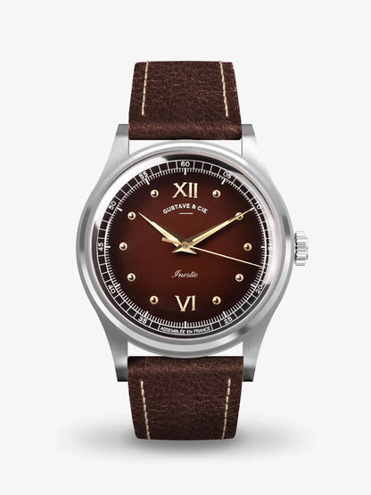 GUSTAVE LEON 12H - ARGENT ET MARRON