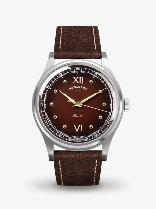 GUSTAVE LEON 12H - ARGENT ET MARRON