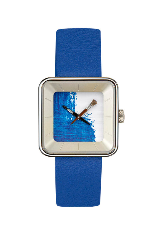 Peinture bleue sQuare 29 - Art-Peinture