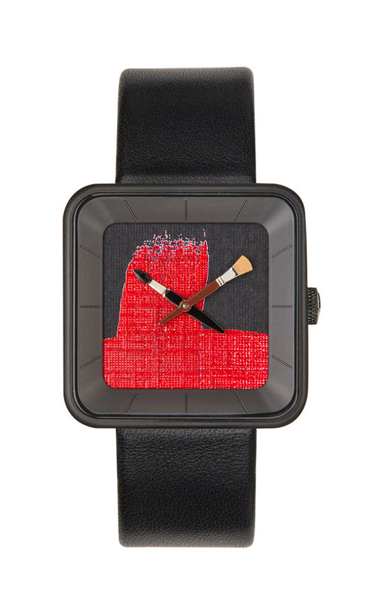 Peinture Rouge B sQuare 35 PVD Noir - Art-Peinture