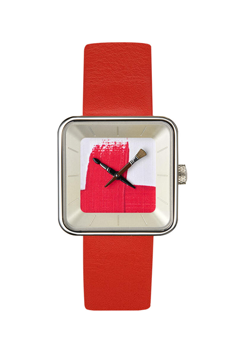 Peinture Rouge sQuare 29 - Art-Peinture