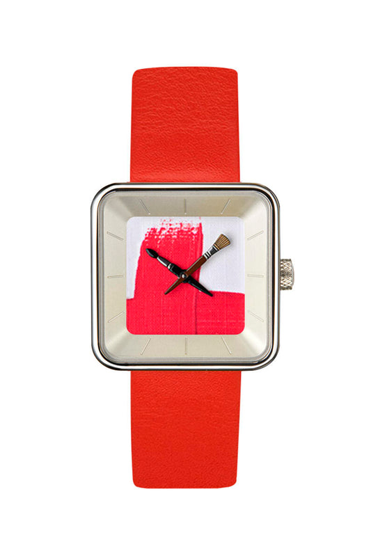 Peinture Rouge sQuare 29 - Art-Peinture