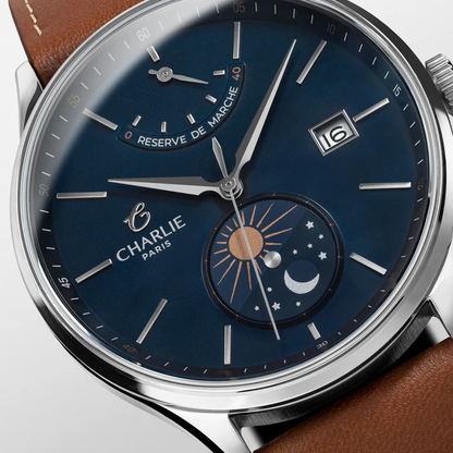 CHARLIE Initial Jour/Nuit - Bleu