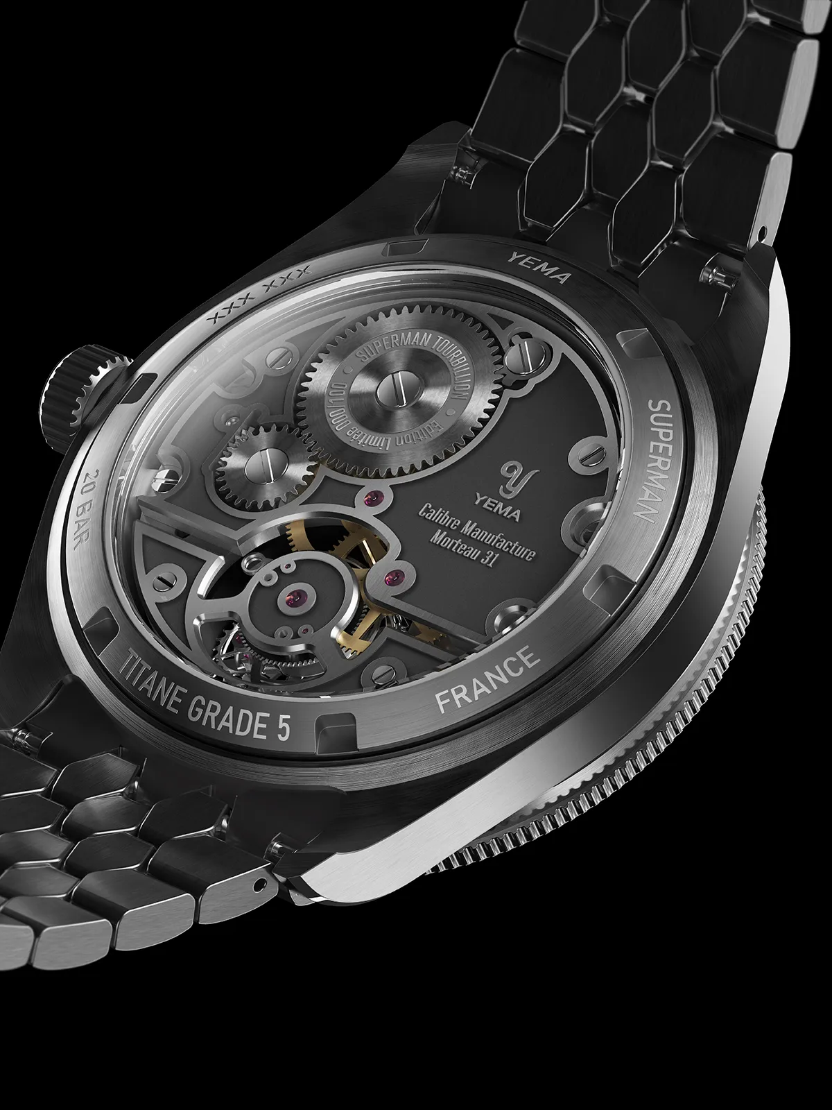 YEMA SUPERMAN TOURBILLON CMM 31 Ed. Limitée 100ex