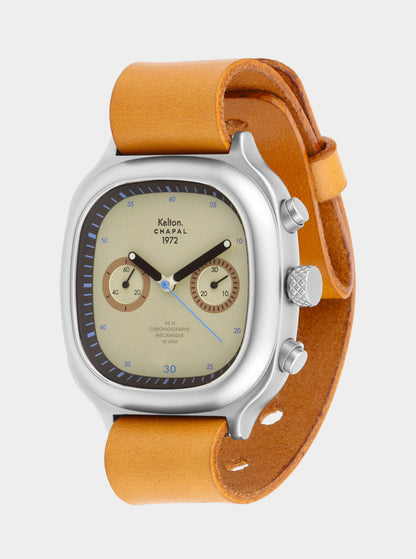 Montre Chronographe 1972 Skysand Kelton x Chapal