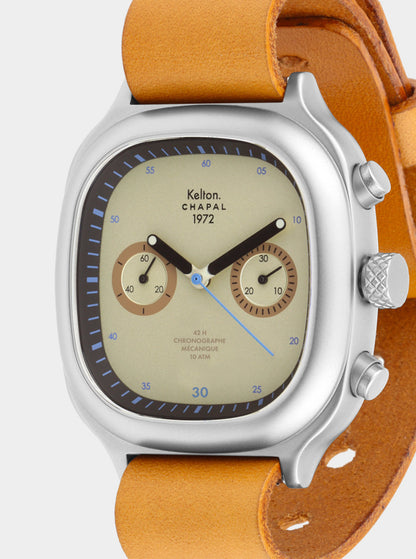 Montre Chronographe 1972 Skysand Kelton x Chapal