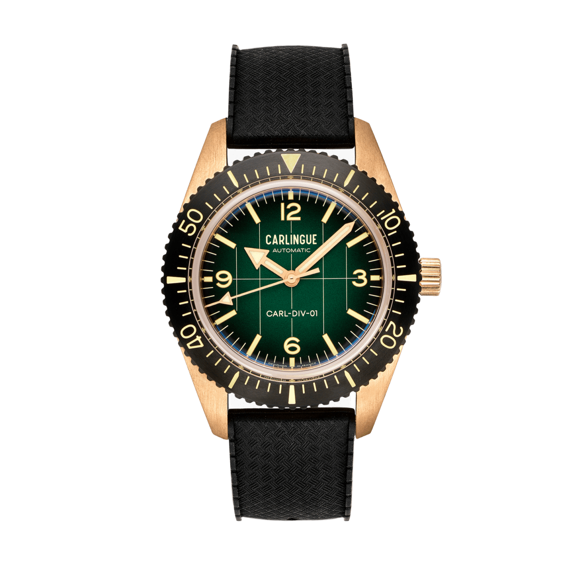 CARLINGUE DIVER BRONZE ET VERT