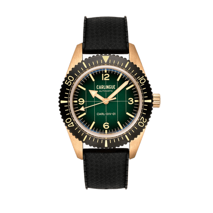 CARLINGUE DIVER BRONZE ET VERT
