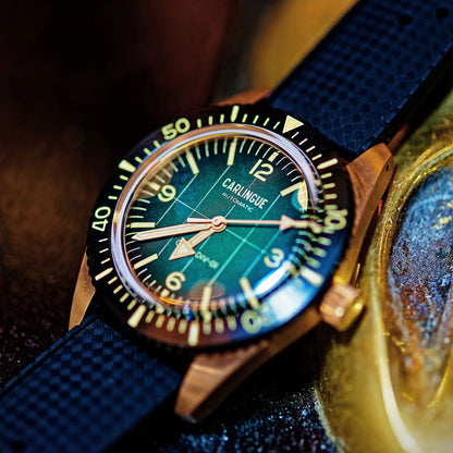 CARLINGUE DIVER BRONZE ET VERT
