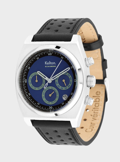 Montre RC 24 Chrono méca-quartz bleu