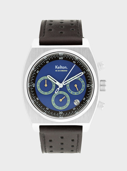 Montre RC 24 Chrono méca-quartz bleu