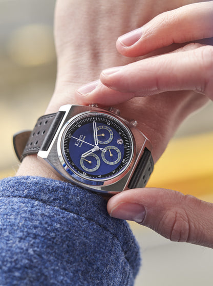 Montre RC 24 Chrono méca-quartz bleu