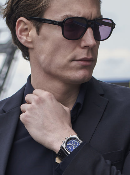 Montre RC 24 Chrono méca-quartz bleu