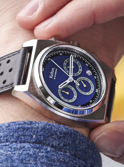 Montre RC 24 Chrono méca-quartz bleu