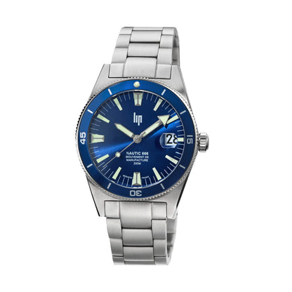 LIP Nautic 666 bleue sur acier