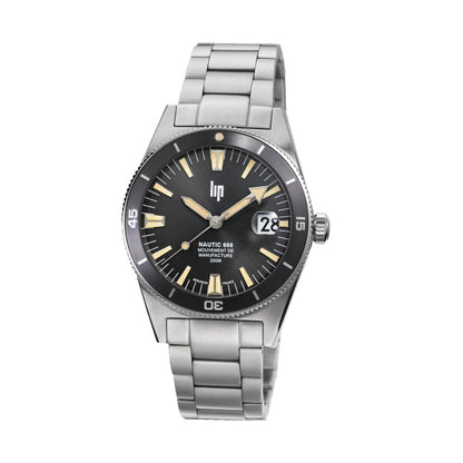 LIP Nautic 666 grise sur acier