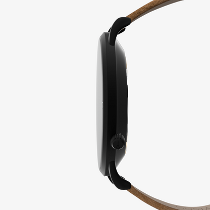 Antoine 24H noire - Bracelet Milanais noir