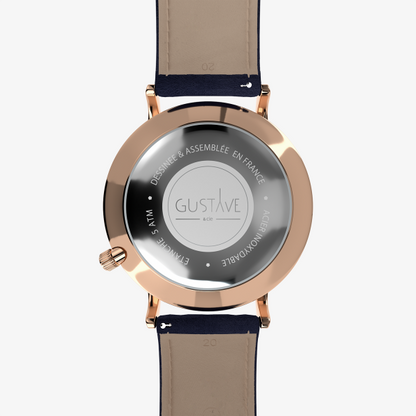 André Or rose & vert - Bracelet Or rose
